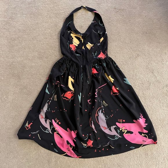 80s Haute Punk Party Dress - Picture 2 of 7